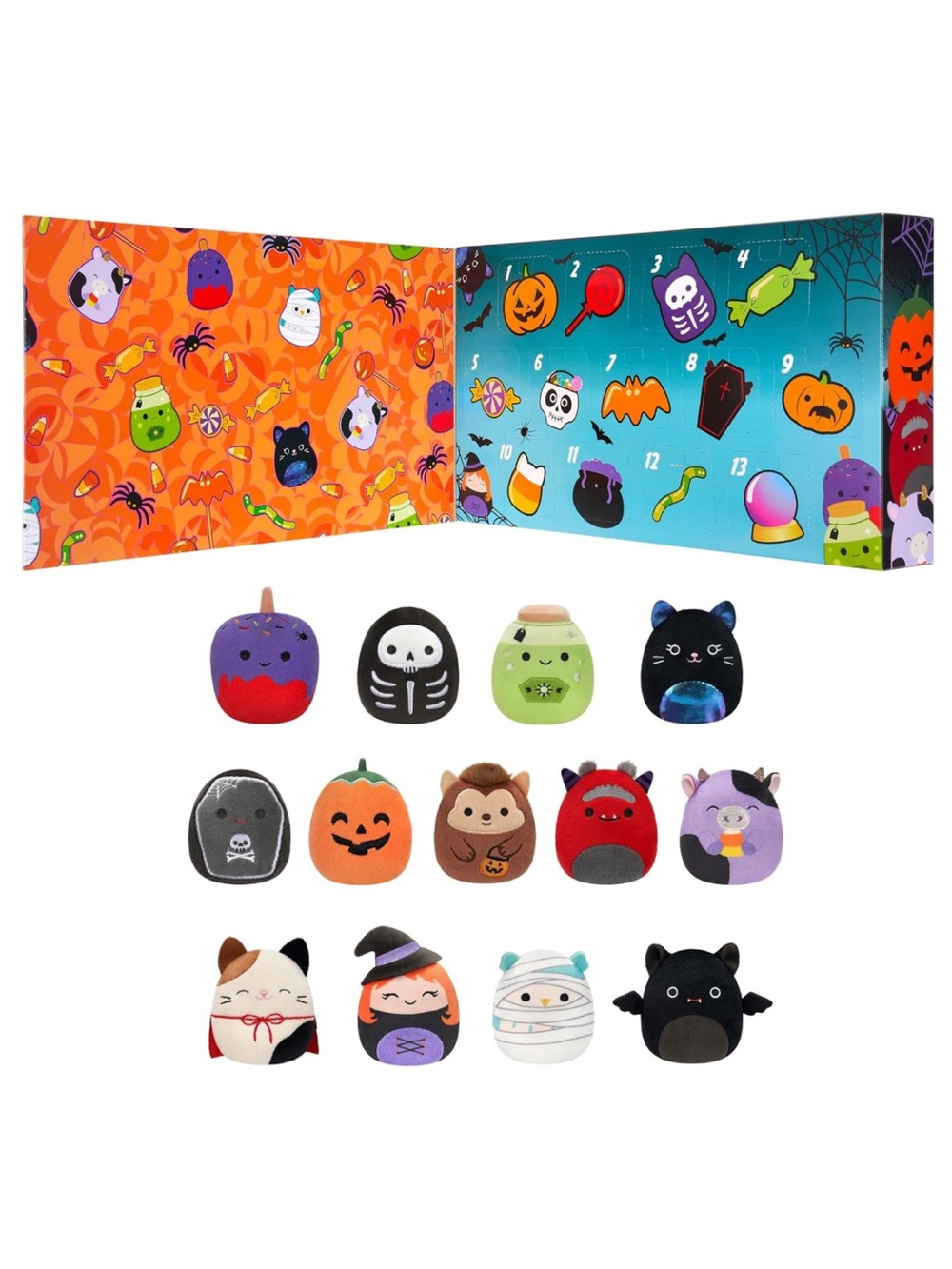 Squishmallows Halloween Countdown Calendar 13 Plush Micromallows NEW & SEALED